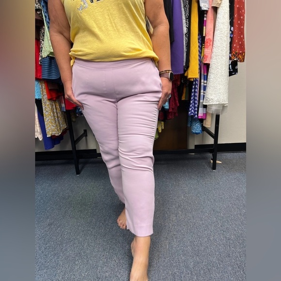 J. Crew Premium Lavender Jamie Pants - Size 16 (Fits like 14/16) - Picture 1 of 3